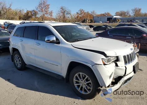 2015 Jeep Grand Cherokee Overland z USA, uszkodzony, nr VIN 1C4RJFCT0FC922045